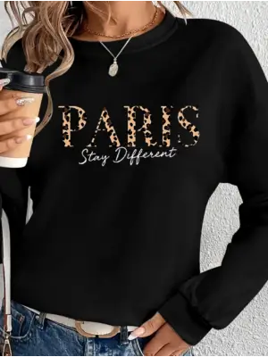 Omarı Desenli Kadın Uzun Kollu Viskon Bluz