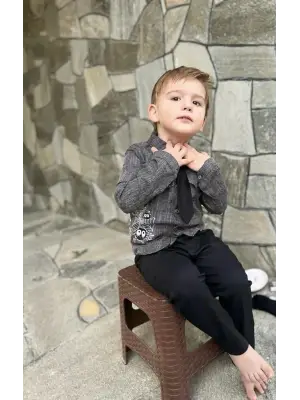Siyah Elegan Çocuk Takımı