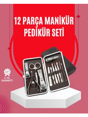 Şık Ve Dayanıklı Çok Amaçlı Kişisel 12 Bakım Seti