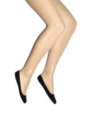 Omarı Siyah Renk İnce Babet Kadın Çorapları Paketi