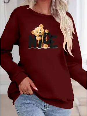 Omarı Zarif Kadın Bisiklet Yaka Viskon Bluz