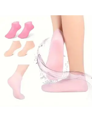Silikon Jel Ayak Nemlendirici Çorap