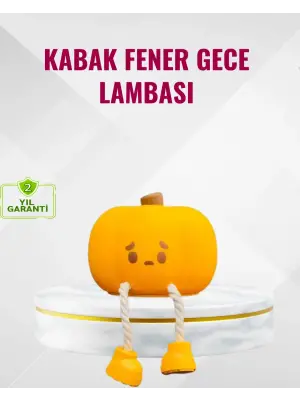 Silikon Pumpkin Night Light Telefon Tutuculu Led Lamba