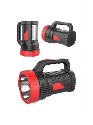 Silver Projektör 15w Led Şarjlı El Feneri Ve X2 Tüp 26smd Led Çift Yönlü