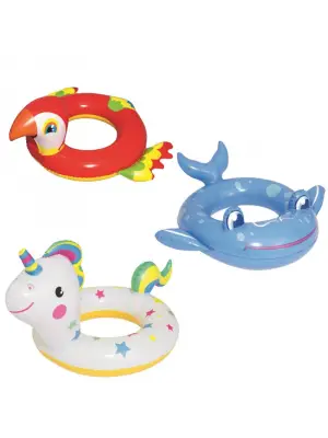 Omarı Simit Hayvan Başlı Balina - Yüzen Havuz Oyuncağı