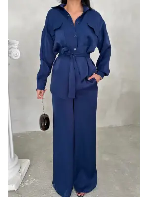 Omarı Şıklığı ve Rahatlığı Bir Arada Sunan Salaş Lacivert Takım