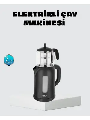 Sinbo Elektrikli Çay Makinesi 1.7 L Su Isıtıcı Ve Cam Demlikli Güvenli Kullanım