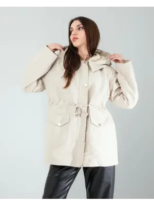 Sırtı Yazılı Ceket Kadın Giyim