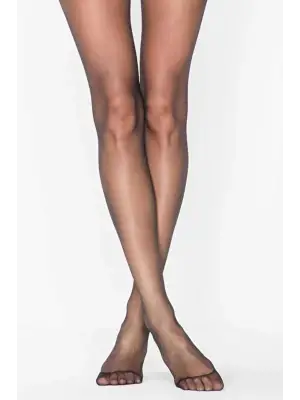 Omarı Parlak Siyah Külotlu Çorap Seti