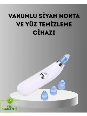 Siyah Nokta Ve Gözenek Temizleyici Vakumlu Cihaz – Masajlı Derin Temizlik Teknolojisi