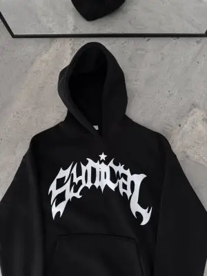 Omarı Modern Oversize Sweatshirt- Siyah