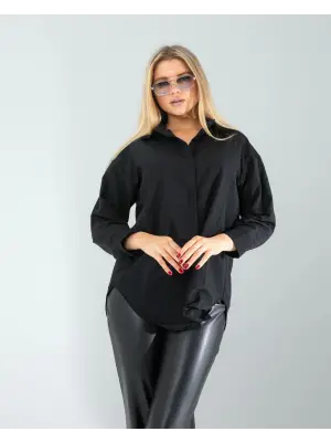 Modern Siyah Gömlek
