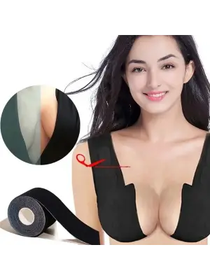 Siyah Renk Göğüs Dikleştirici Bant