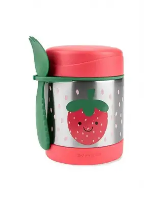 Skip Hop Zoo Paslanmaz Çelik Termos 325 ml Çilek