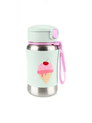 Skip Hop Zoo Pipetli Paslanmaz Çelik Suluk 350 ml Dondurma