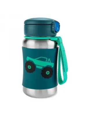 Skip Hop Zoo Pipetli Paslanmaz Çelik Suluk 350 ml Kamyon