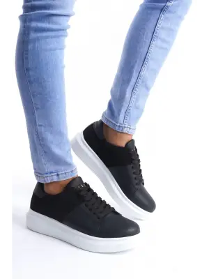 Omarı Konfor ve Tarzın Buluştuğu Siyah Günlük Sneaker Ayakkabı