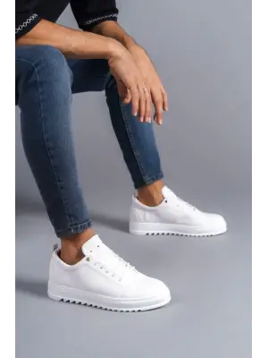 Omarı Cool Bağcıklı Beyaz Erkek Spor Ayakkabı