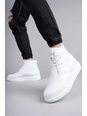 Omarı Oslo Bağcıklı Erkek Spor Bot - Beyaz