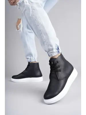 Omarı Siyah Oslo Bağcıklı Erkek Günlük Spor Bot