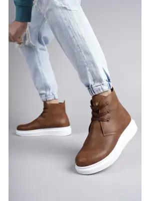 Omarı Yüksek Performanslı Oslo Cilt Erkek Günlük Bot - Taba