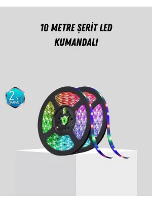 Smart Şerit Led Işık – Uzaktan Kumandalı, Usb Girişli, Müzik Modlu