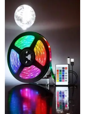 Smart Şerit Led Tv Arkası Renkli Kumandalı 10 Metre