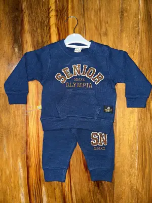 Omarı Konforlu ve Şık Bebek Kanguru Cep Kıyafetleri Lacivert