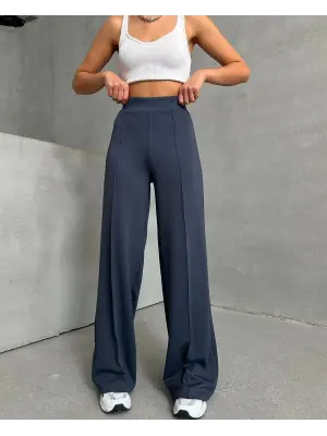 Omarı Modern Füme Çımalı Pantolon