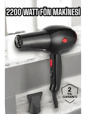 Soğuk Ve Sıcak Üfleme Özellikli Ac Motorlu Saç Kurutma Makinesi