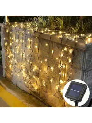 Solar 100 Ledli 12 Metre Bahçe Aydınlatma
