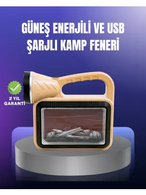 Solar Enerjili Alev Lambası – El Feneri Ve Dekoratif Işık