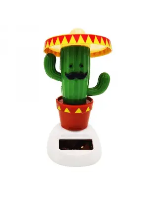 Solar Enerjili Dans Eden Şapkalı Kaktüs