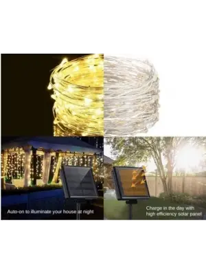 Solar Peri Led 20m 200 Led Gün Işığı