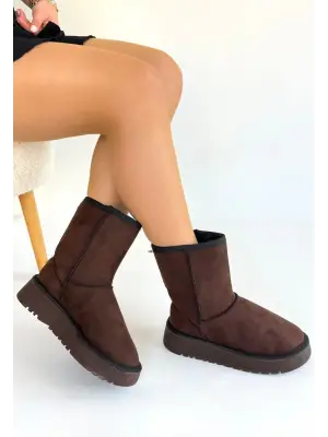 Sophia Kahverengi Süet Bot