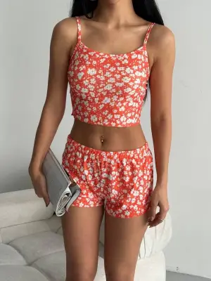 Şort Pijama Takımı Kadın Giyim