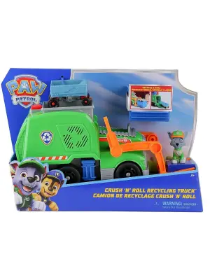 SPM-6071248 PaW Patrol  Rocky ile Crush N Roll Geri Dönüşüm Kamyonu