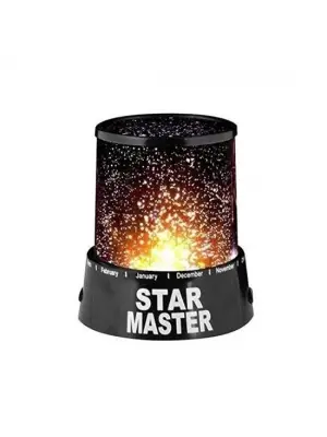 Star Master Pilli Gökyüzü Projeksiyonlu Led Renkli Yıldızlı Tavan Işık Yansıtma Gece Lambası