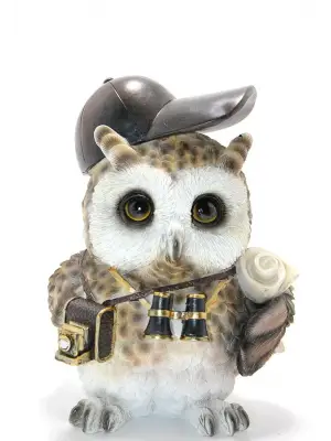 Steampunk Polyester Baykuş Figürü Model 2