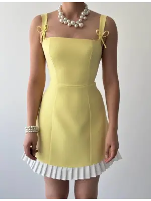 Omarı Fiyonk Detaylı Çelik Elbise