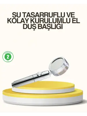 Su Basıncını Artıran Sızdırmaz Duş Başlığı