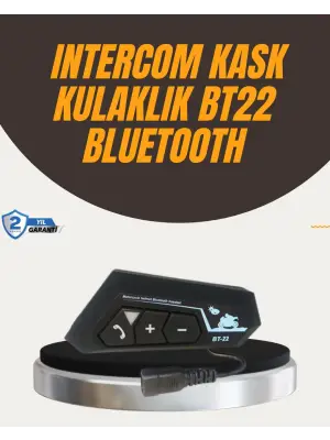 Su Geçirmez Bt22 Bluetooth Kask Kulaklığı Gps Ve Müzik Uyumlu