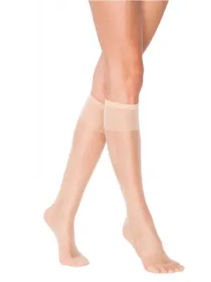 Omarı Süper İnce Mat Açık Ten Pantolon Çorabı