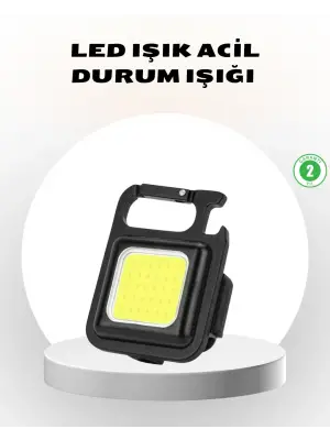 Süper Parlak 800 Lümen Led Fener – Usb Şarjlı, 3 Işık Modlu, Mini Taşınabilir Ve Anahtarlık Tipi