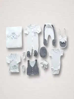 Modern Nakışlı Zıbın Takımı