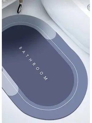 Süper Su Emici Kaymaz Tabanlı Banyo Paspası ( 40x60 )cm