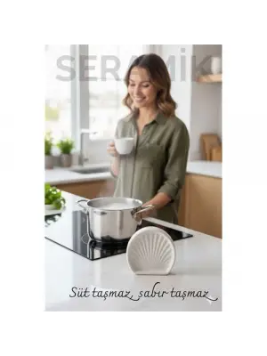 Süt Taşırmaz Seramik – Seramik Süt Taşı - Kaynamayı Önleyen Akıllı Mutfak Yardımcısı