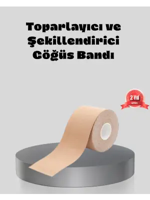 Suya Dayanıklı Görünmez Göğüs Bandı – Pamuklu Ve Esnek Destek Bandı