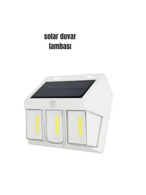 Suya Dayanıklı Solar Duvar Lambası – Akıllı Gece Sensörlü Işık
