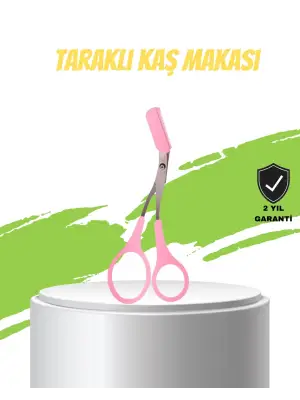 Taraklı Kaş Düzeltme Makası – Hassas Şekillendirme Ve Kolay Kullanım